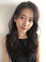 ヴェイン(VEIN)&nbsp;イメチェンヘアスタイル/フェミニンロング/ダークアッシュ