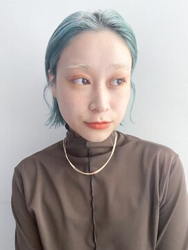 アルバム 銀座(ALBUM GINZA) ストレートボブ_くびれヘアビタミンカラーメルティカラー_78512