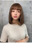 ワンカールボブ　上品フォルムの大人ミディアム