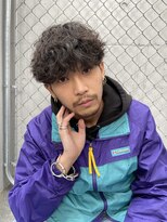 ハイストリートマッシュ無造作刈り上げツーブロック