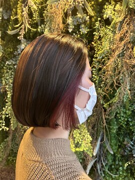 ノーブルヘアー(NOBLE HAIR) インナー×レッド