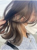 くびれヘア/インナーカラー/顔まわりカット/似合わせ20代30代