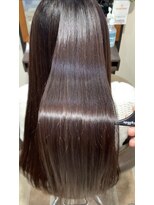 バランスヘアクリニック 南仙台駅前店(Balance hair clinic) 髪質改善カラー[タイトストレート/ミルクチョコレート]30代/40代