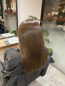 ラフ 難波店(LAFF) #黒髪#ボブルフ#ネビージュ#小顔#ワンレン