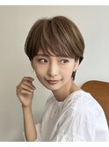 《骨格、髪質似合わせカット》ふんわりショートボブ【ERIKA】