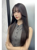 アッシュブラウン+レミーエクステ【韓国ヘア 大阪 梅田】