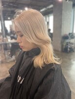 スリー 横浜(THREE)&nbsp;【GEN】指名限定　ホワイトブロンド/ホワイトカラー/ブリーチ