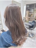 ロングレイヤー【アッシュベージュ】