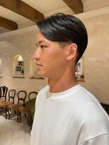 メンズヘア・センターパート・刈り上げ・ヘッドスパ銀座