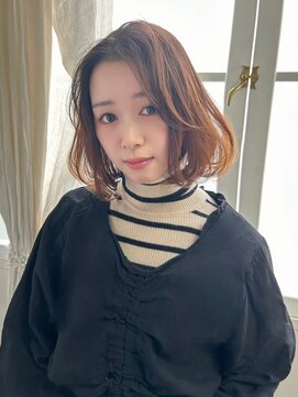 クイーン バイ ノイズ 西院(QUEEN by noism) 韓国風タッセルボブ
