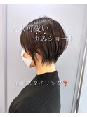 小顔似合わせカット愛されクールショート20代/30代40代50代/難波