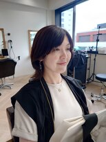 ハーツ(Heart's)&nbsp;脱白髪染めカラーくびれミディアム