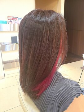 レイフィールド 滝の水店 髪質改善ストレートインナーカラー