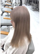 グラムテン 西尾店(gram) ハイトーン_髪質改善_ミルクティベージュ_ケアブリーチ_10
