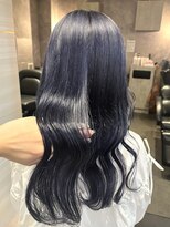 エルバイラビス 大宮(elu by lovis)&nbsp;《Ami》ネイビーカラー/ブリーチオンカラー/大宮/韓国