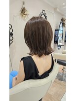 アッシュ 二俣川南口店(Ash)&nbsp;細見え/襟元スッキリ/ミディアムボブ/くびれボブ