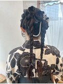 卒業式ヘアセット