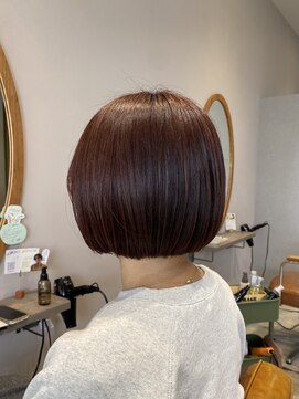 クルニエ(crenier) ♯春色ピンクブラウン/ぷつっとボブ