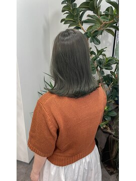 ノート(note) ☆透明感オリーブグレージュ髪質改善レイヤーカットブリーチなし