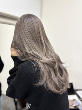 ロンドメリア 天神大名店(Lond Melia) イメチェンヘアスタイル美髪のススメワイドバングブルーブラック