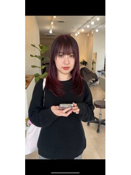 イルプロム 御厨店(illuprom.) レイヤースタイル ／ チェリーレッド