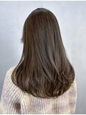 美髪くびれヘアロング顔周りレイヤー韓国ヘア_ba551492