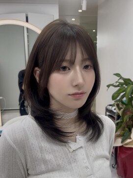 ロンドルピナス 小倉(Lond Lupinus) 顔型別ヘアスタイル特集 /チェリーブラウン /ミニウルフ/北九州