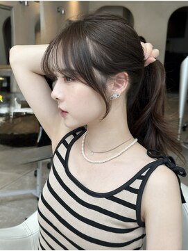 ザックラフィネ(ZACC raffine) 結んでも可愛い顔周りカット/小顔/前髪カット/縮毛矯正