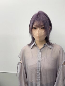 ゴウトゥデイシェアサロン 町田店(GO TODAY SHAiRE SALON) ウルフ×ラベンダー