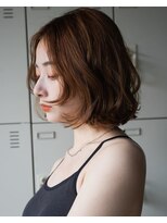 エインアンリー 明治神宮前(AIN.ANLY.)&nbsp;ボブ、ボブパーマ、ニュアンスパーマ、ボブパーマゆるめ