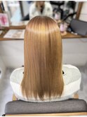 ハイトーン髪質改善ストレート