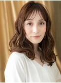 ゆるふわエアウェーブパーマ韓国巻き小顔ロングX大宮30代40代