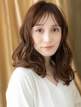 カバーヘア ブリス 大宮西口(COVER HAIR bliss) ゆるふわエアウェーブパーマ韓国巻き小顔ロングX大宮30代40代