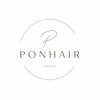 ポンヘアー(PON hair)のお店ロゴ