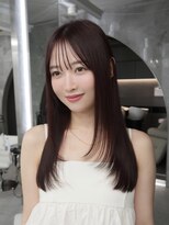 マウル トーキョー 銀座(MAEUL TOKYO)&nbsp;卵型似合わせレイヤーカット　ダークパープル　 【銀座】