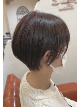 ボク(BOKu)の写真/ショートこそ、ハンドドライだけで決まるスタイルへ♪アイロン・ブロー不要で毎朝のセットを格段に楽に