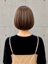 リトマス 二子玉川(litmus)&nbsp;ボブ　二子玉川　40代　ハンサムショート　ミルクティーベージュ