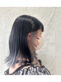 インナーカラー/ホワイトシルバー