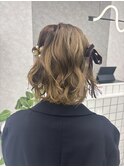 ボブハーフアップアレンジ【yuki】【Ato.明石】