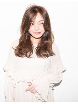 オーガスト ヘア ネイル(AUGUST hair nail) 大人パーマスタイル デザインカラー 無造作カール