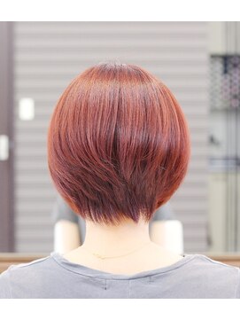 美容室 ドリームスタイル 大垣店 上品な大人のプライムオレンジ×スパイシーモードショート