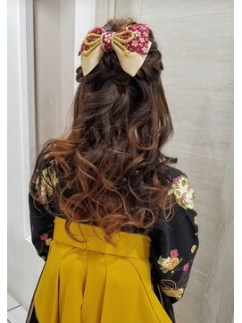 エイト 上野店(EIGHT ueno) 【EIGHT 上野】佐藤 卒業式ハーフアップ