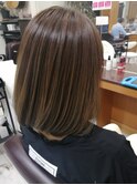 ブリーチなしグレージュ