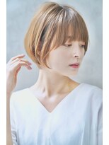 スニップ(Snip)&nbsp;20代30代小顔見せ♪大人可愛いひし形前下がり美人ショートボブ◎