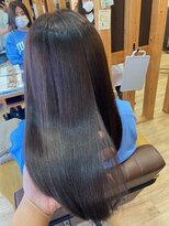 グランバイ アトリエドングリ(Grand × AtlierDonguri)&nbsp;髪質改善　ビフォーアフター　その195（ダークトーンカラー）