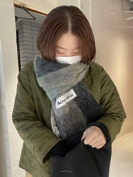 コフィー バイ メルト 吉祥寺(cofy by melt) 【中澤彩乃】ブラッドオレンジ暖色カラータイガーリリー前髪なし