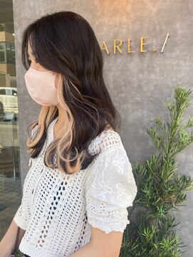 マーレ(MARLE./) クリーミーピンクのイヤリングカラー