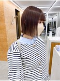 ぷつっと ボブ 切りっぱなし ぷつっとボブ 切りっぱなしボブ