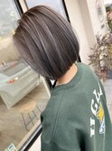 ブリーチダブルカラーハイライト髪質改善トリートメント