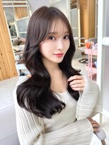 アフロートリノ(AFLOAT Leino)&nbsp;大人可愛い韓国ヘア　レイヤーカット　顔周り前髪2waybang#